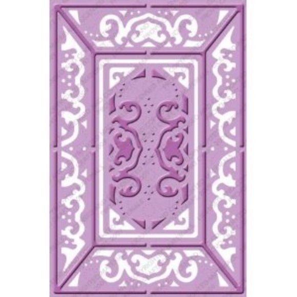 Cuttlebug A2 Embossing Plus LACE DOOR - Picture 1 of 8
